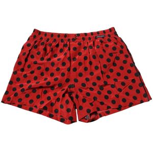 Dolce & Gabbana, Heren, Badkleding, Rood, Maat: XS Zijde,