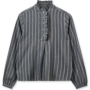 MOS Mosh, Dames, Blouses & Shirts, Blauw, Maat: XS