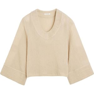 By Malene Birger, Dames, Tops, Beige, Maat: L