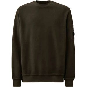 C.p. Company, Heren, Sweatshirts & Hoodies, Groen, Maat: M Katoen,