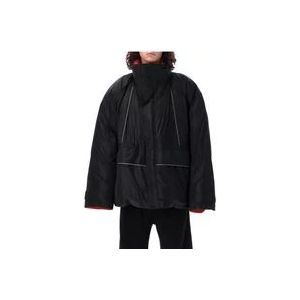 Balenciaga Herenkleding Buitenkleding Zwart Aw23 , Black , Heren , Maat: L