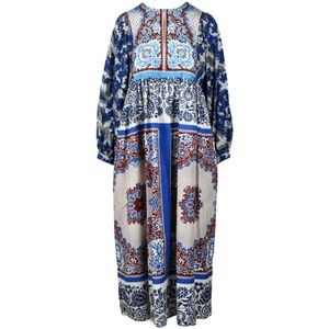 Weekend Max Mara, Dames, Jurken, Veelkleurig, Maat: M Katoen,