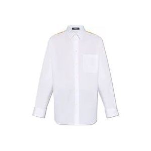 Versace Overhemd met zakken , White , Heren , Maat: 2XL