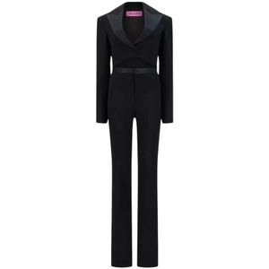 Gauge81, Dames, Jumpsuits & Playsuits, Zwart, Maat: S Wol,