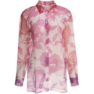 Sleep No More, Dames, Blouses & Shirts, Veelkleurig, Maat: M Zijde,