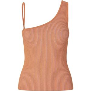 Samsøe Samsøe, Dames, Tops, Oranje, Maat: S Viscose,