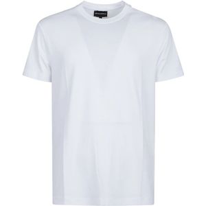 Emporio Armani, Heren, Tops, Wit, Maat: XL Katoen,