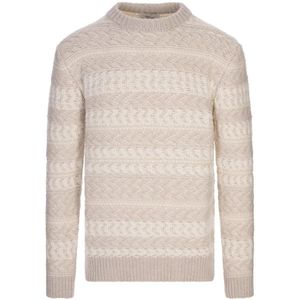 Agnona, Heren, Truien, Bruin, Maat: L Kasjmier,