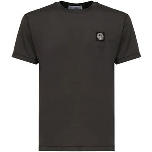 Stone Island, Heren, Tops, Grijs, Maat: S Katoen,