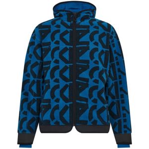 Kenzo, Heren, Sweatshirts & Hoodies, Veelkleurig, Maat: S Polyamide,