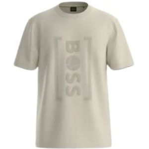 Boss Green, Heren, Tops, Wit, Maat: 3XL Katoen,