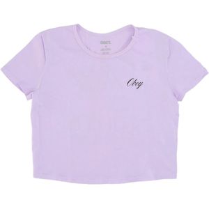 Obey, Dames, Tops, Paars, Maat: S Katoen,