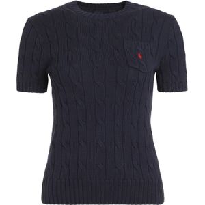 Polo Ralph Lauren, Dames, Truien, Blauw, Maat: M Katoen,