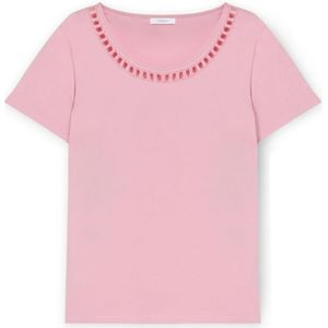 Motivi, Dames, Tops, Roze, Maat: XS Katoen,