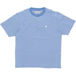 Carhartt Wip, Dames, Tops, Blauw, Maat: M Katoen,