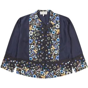 Munthe, Dames, Blouses & Shirts, Veelkleurig, Maat: XS Zijde,