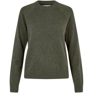 Samsøe Samsøe, Dames, Truien, Groen, Maat: S Kasjmier,