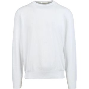 Filippo De Laurentiis, Heren, Truien, Wit, Maat: 2XL Katoen,