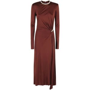 David Koma, Dames, Jurken, Rood, Maat: S Viscose,