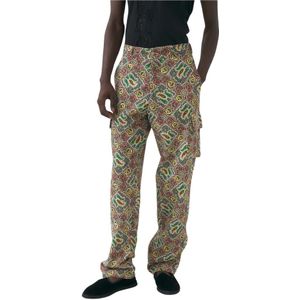 Antik Batik, Heren, Broeken, Groen, Maat: L Katoen,