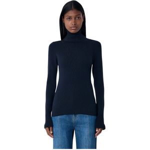 Chloé, Dames, Truien, Blauw, Maat: M Wol,