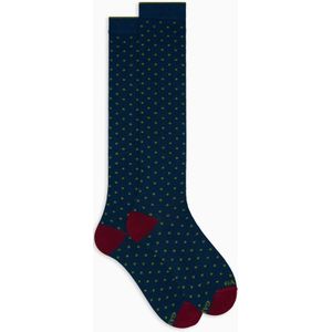 Gallo - Herensokken - Blauw - Katoen - Polkadotpatroon