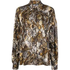 Just Cavalli, Dames, Blouses & Shirts, Veelkleurig, Maat: S