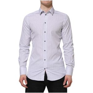 Dolce & Gabbana, Heren, Overhemden, Veelkleurig, Maat: M Katoen,