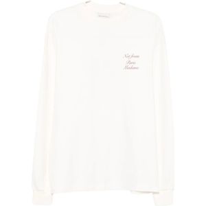 Drole de Monsieur, Heren, Tops, Wit, Maat: XL