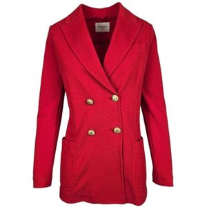 Circolo 1901, Dames, Mantels, Rood, Maat: L Piqué,