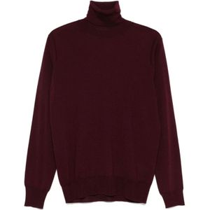 Paolo Pecora, Heren, Truien, Paars, Maat: M Wol,