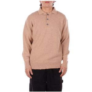 Amaránto, Heren, Truien, Beige, Maat: S Wol,