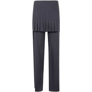 Paloma Wool, Dames, Broeken, Grijs, Maat: 2XS Wol,