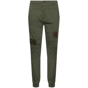 Aeronautica Militare, Heren, Broeken, Groen, Maat: M Katoen,