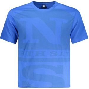 North Sails, Heren, Tops, Blauw, Maat: S Katoen,