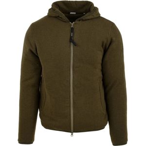 Aspesi, Heren, Sweatshirts & Hoodies, Groen, Maat: S