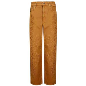 Golden Goose, Dames, Jeans, Bruin, Maat: W28 Katoen,