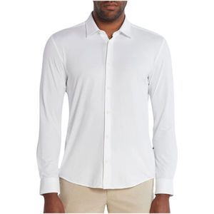 Boss, Heren, Overhemden, Wit, Maat: L