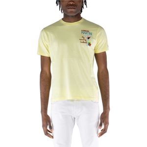 MC2 Saint Barth, Heren, Tops, Geel, Maat: 2XL Katoen,