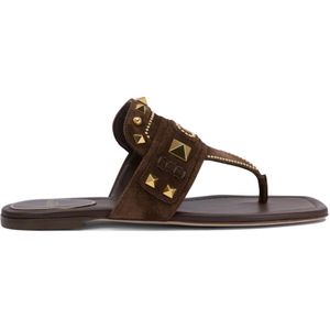 Valentino Garavani, Dames, Schoenen, Bruin, Maat: 38 EU Leer,