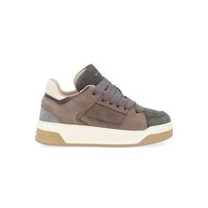 Hogan Gebonden Sneaker in Rood en Zwart , Brown , Dames , Maat: 36 EU