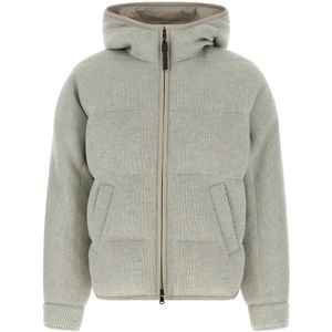 Brunello Cucinelli, Dames, Jassen, Grijs, Maat: M Kasjmier,