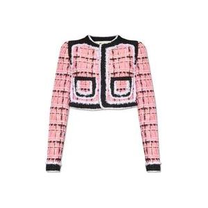 Dsquared2 Tweed jacket , Pink , Dames , Maat: XS