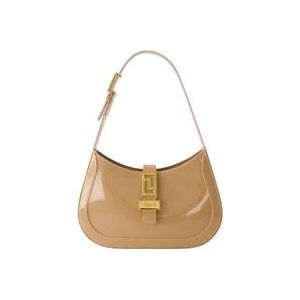 Versace Leather handbags , Brown , Dames , Maat: ONE Size