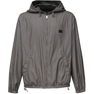 Dolce & Gabbana, Heren, Jassen, Grijs, Maat: M