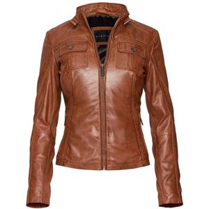 Bugatti, Dames, Jassen, Bruin, Maat: S Leer,