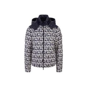 Moncler Blauwe Omkeerbare Donsjas voor Heren , Blue , Heren , Maat: 2XL