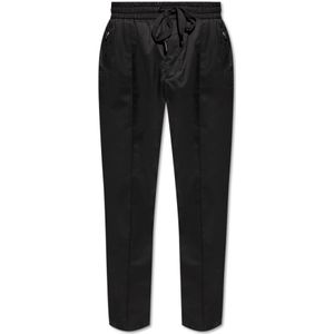 Dolce & Gabbana, Heren, Broeken, Zwart, Maat: L Poliester,