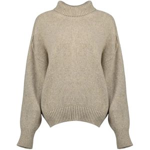 Khaite, Dames, Truien, Beige, Maat: M Kasjmier,