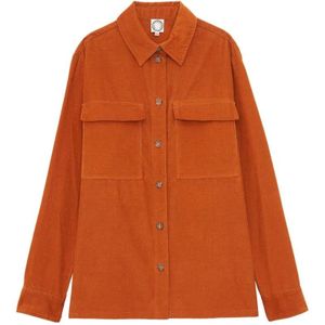 Ines de la Fressange Paris, Dames, Blouses & Shirts, Oranje, Maat: 2XS Velours,